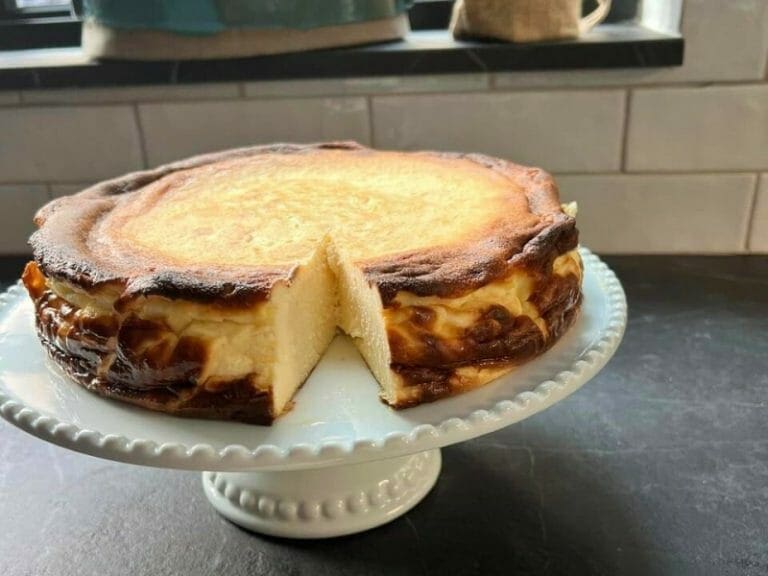 עוגת גבינה באסקית קיטוגנית