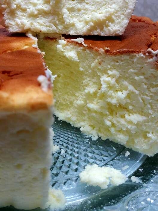עוגת גבינה אפויה גבוהה ומרשימה