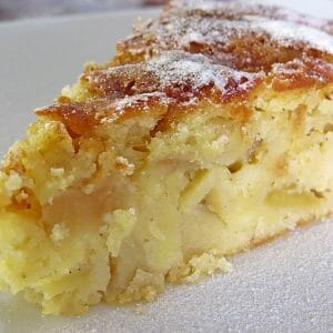 עוגת גבינה תפוחים בחושה