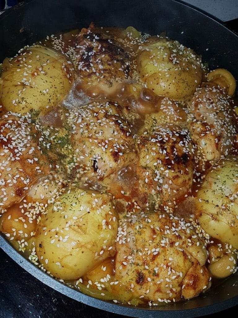 פרגיות בתנור עם תפוחי אדמה