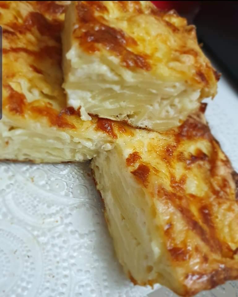 פשטידת אטריות עם גבינה