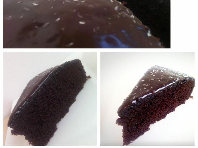 עוגת שוקולד קלה בשתי שניות