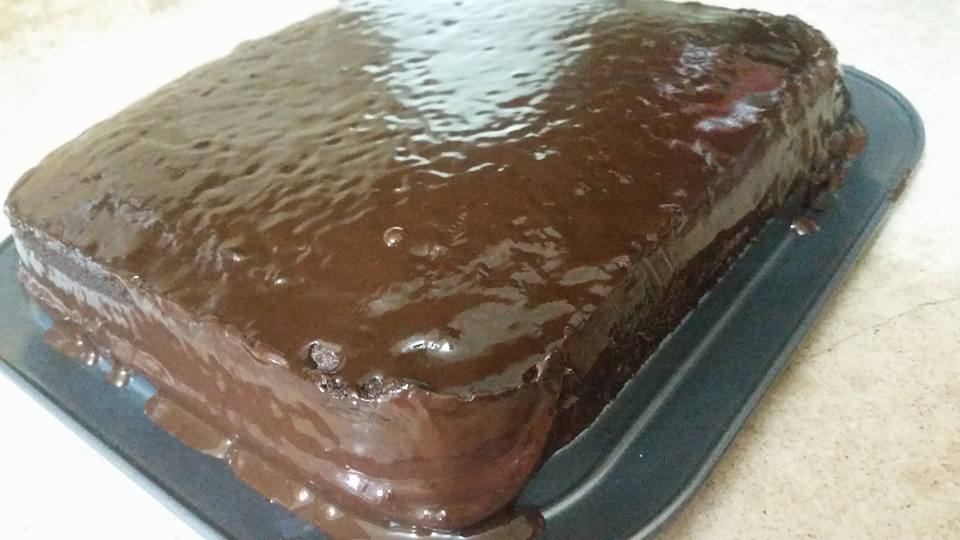 עוגת שוקולד גדולה