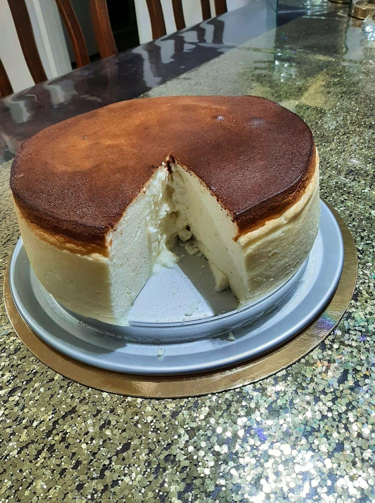 עוגת גבינה גבוהה