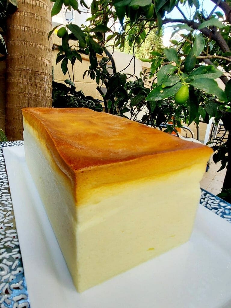 פס עוגת גבינה אפויה