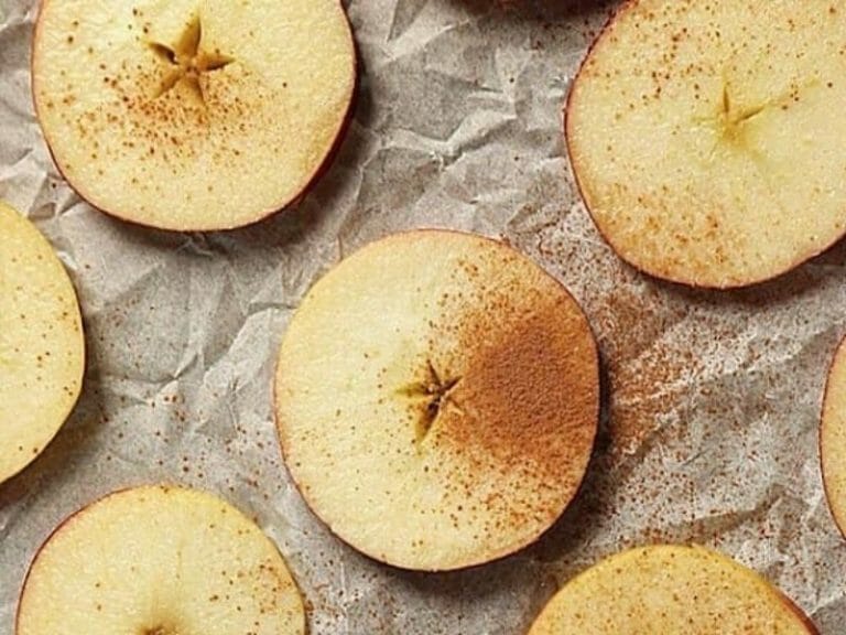צ'יפס תפוחי עץ בריא ללא טיגון