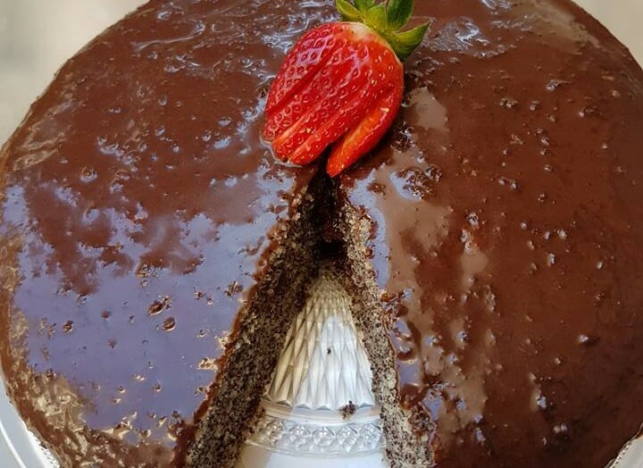 עוגת פרג שוקולד הכי טעימה וקלה