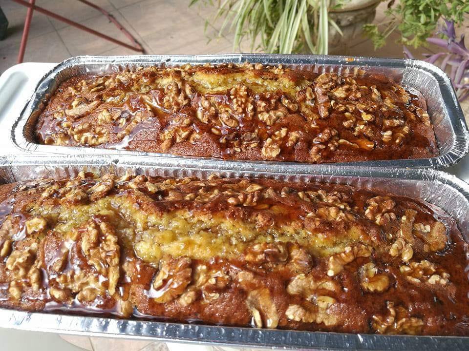 עוגת מייפל אגוזים בחושה פרווה