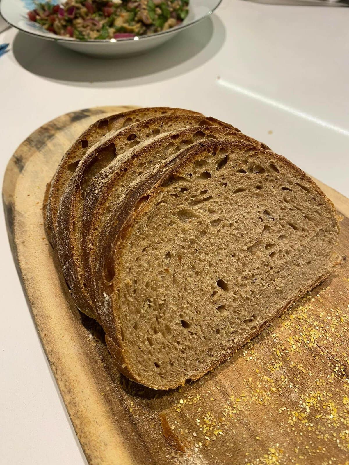 לחם מחמצת כוסמין