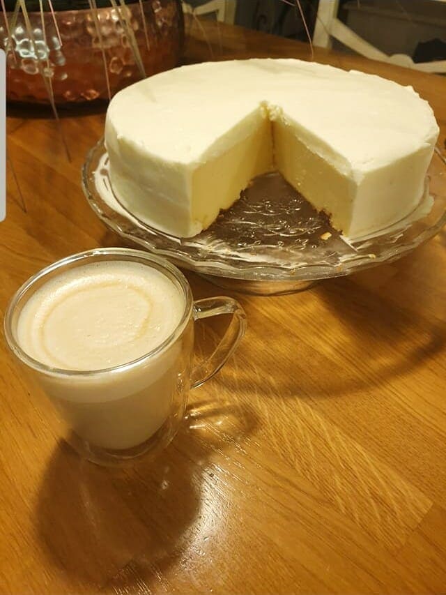 עוגת גבינה אפויה גבוה