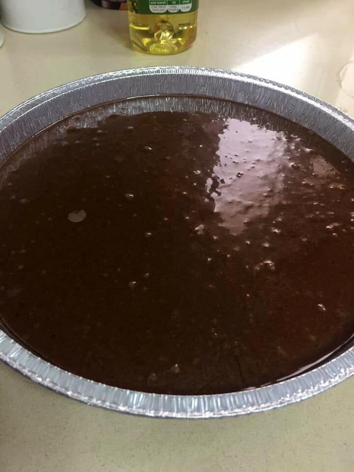 עוגת שוקולד בחושה עם שוקולית