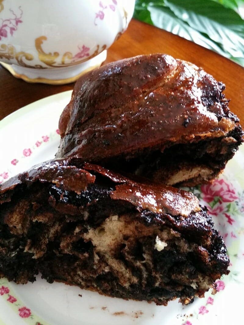 עוגת שמרים שוקולד פרווה