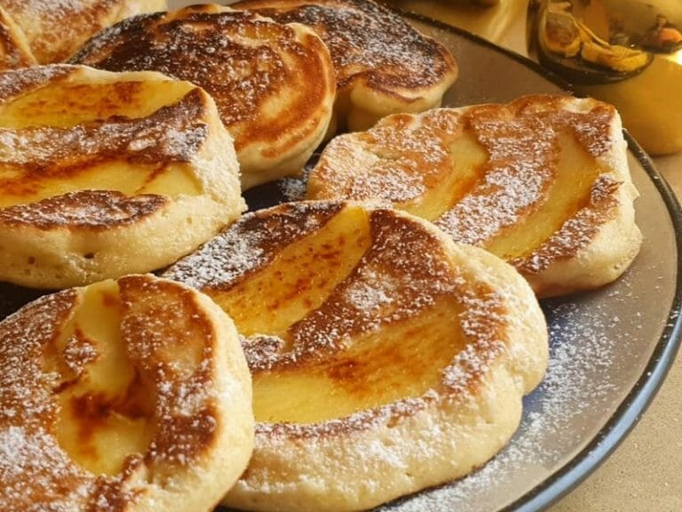 כמו בהולנד, פי אלףף יותר טעים: פנקייק תפוחים עסיסי ורך (פינוק מתוק בכל זמן שמתחשק)